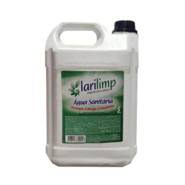 Imagem de Alvejante e Desinfetante Larilimp 5L Galão Limpeza Geral Roupas Tecido