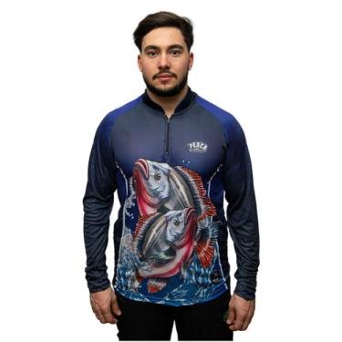 Imagem de Camisa Camiseta Blusa de Pesca familia masculino feminino infantil til