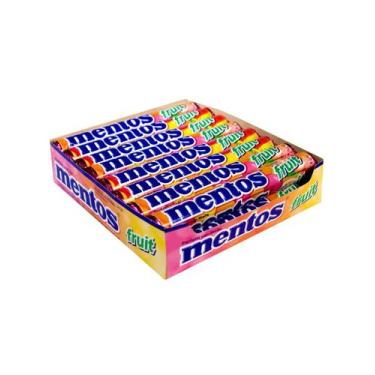 Imagem de Mentos stick 38g c/16 sabor:frutas, FRUTAS VERMELHAS