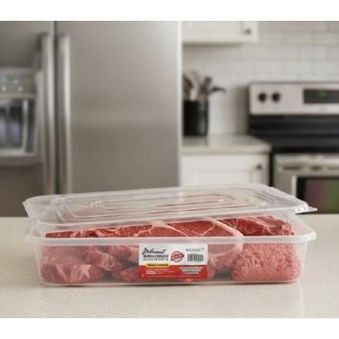 Imagem de Pote Bandeja Multiuso 10 Litros com Tampa Freezer, Padaria,Churrasco,S
