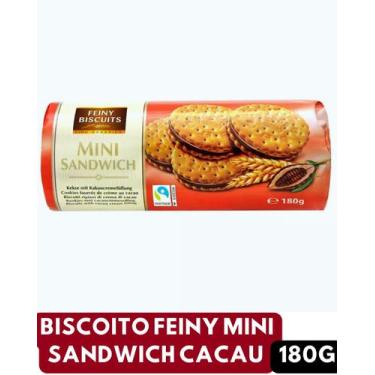 Imagem de Biscoito feiny mini sandwich cacau 180g - FEINY BISCUITS
