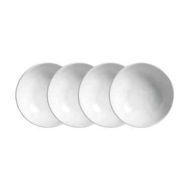Imagem de Conjunto de Cumbucas New White 520ML Stoneware Cerâmico Sustentável 6 Peças Branco Porto Brasil