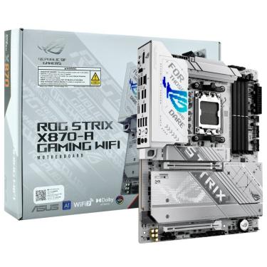 Imagem de Placa Mãe ROG Strix X870-A Gaming Wi-Fi com Socket AM5 DDR5 ATX RGB Pcie 5.0 4x M.2 USB 3.2 Gen 2 Preto Asus