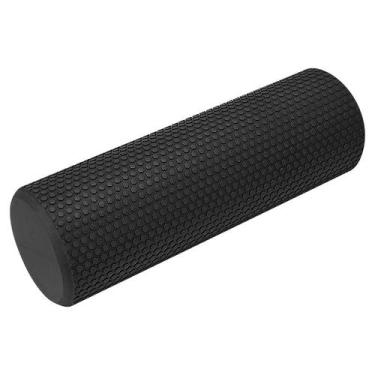 Imagem de Rolo Exercícios EVA BARI Yoga Pilates Aeróbico 45x15 Fitness -, Preto