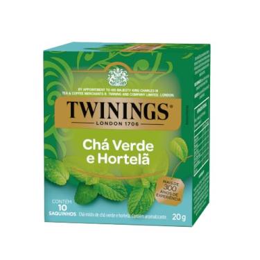Imagem de Twinings Chá Verde e Hortelã 10 Sachês