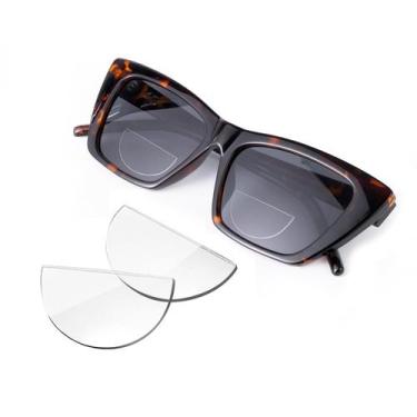 Imagem de Lentes Bifocais Autocolantes +3,0 OuShiun para Óculos de Leitura