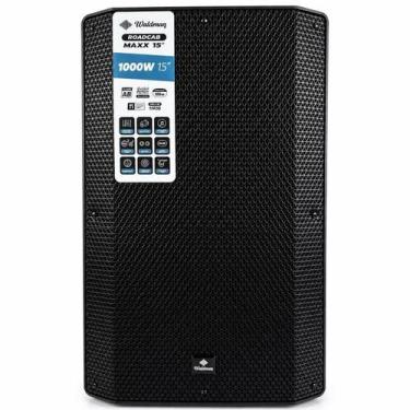 Imagem de Caixa Ativa Waldman RC-1000 MAXX 15" 1000W Bluetooth TWS USB Bivolt