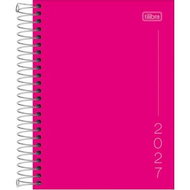 Imagem de Agenda Espiral Pepper Rosa 2027 M4 Tilibra, Unico, Unico
