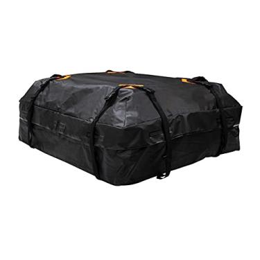 Imagem de Daseey Saco de carga impermeável 600D Cargo bagageiro de teto de carro Saco universal de armazenamento de saco de bagagem para acampamento de viagem