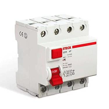 Imagem de Interruptor Diferencial Residual Tetrapolar 100A SDR4100003 - Steck