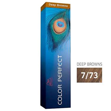 Imagem de Coloração Color Perfect 7/73 Louro Médio Marrom Dourado - 60ml - Wella Professionals