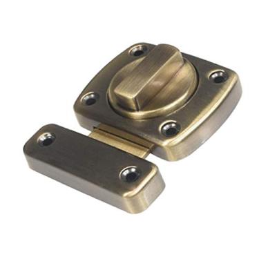 Imagem de LOVIVER Porta De Segurança Girar Parafuso Trava Portão Trava Acabamento Escovado Com - Tamanho S_Bronze