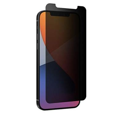 Imagem de ZAGG Protetor de tela InvisibleShield Glass Elite Privacy+ para iPhone 12 Pro Max, filtro de privacidade bidirecional, 4X mais forte, tecnologia anti-impressão digital, fácil de instalar