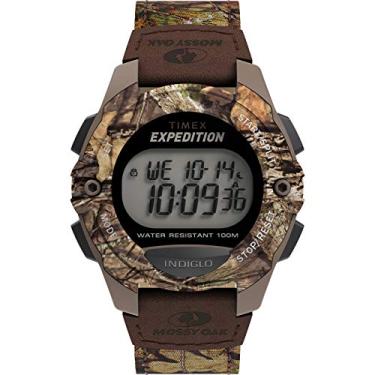 Imagem de Timex Relógio Expedition Digital Chrono Alarme Temporizador de 39 mm, Camuflagem Camuflada Mossy Oak