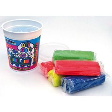 Imagem de Massa para Modelar Kit com 5 Potes 100G Cada Licyn