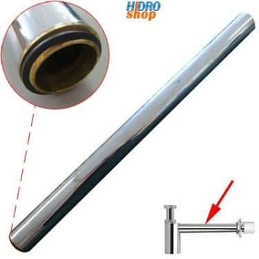 Imagem de Tubo Saída Longo Deca Com Rosca 1.1/2" 50 Cm - 4606023