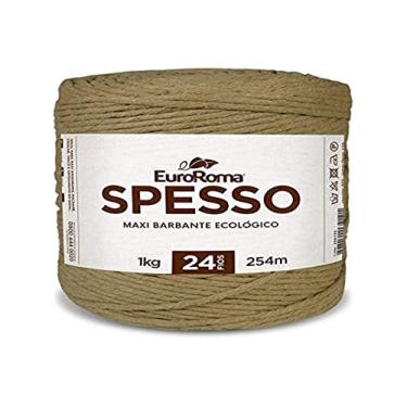 Imagem de Barbante Colorido, Euroroma, Spesso, 4/24, Bege, 1 kg, Rolo de 254 Metros
