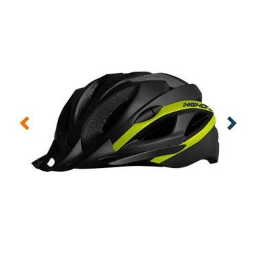 Imagem de Capacete High One Win Mtb  Com Sinalizador Preto/Amarelo  T- M 55-58cm