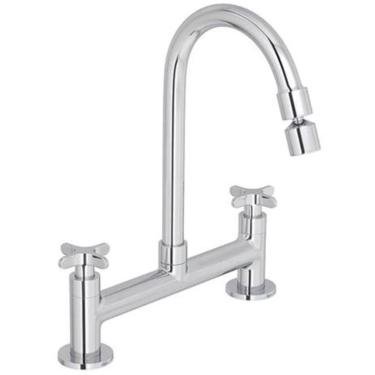 Imagem de Misturador de Mesa Cozinha Bica Móvel Flex 1256 C20 Cromado - Deca