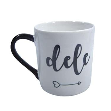 Imagem de Caneca De Cerâmica Dele Seta Coração Namorados Amor 300ml