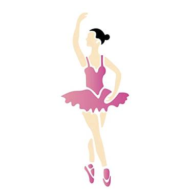 Imagem de Stencil de Acetato para Pintura OPA 10 x 30 cm - 699 Bailarina