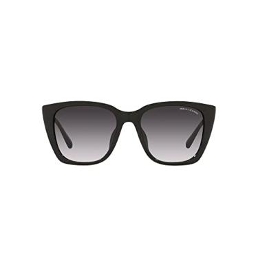 Imagem de Armani Exchange Ax4116su Óculos de sol femininos com ajuste universal borboleta, Cinza dégradé, 53 mm