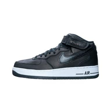Imagem de Nike Mens Air Force 1 Mid DJ7840 001 Stussy - Black - Size 10.5