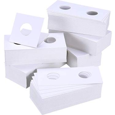 Imagem de Hicarer 300 peças de porta-moedas de papelão flip mega sortimento, 5 x 5 polegadas para suprimentos de coleção de moedas (20,5 mm para tamanho de centavo/centavo)