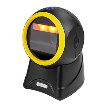 Imagem de NETUM Scanner de código de barras 1D 2D omnidirecional, leitor de códigos de barras sem usar as mãos, captura códigos de barras da tela, detecção automática de imagem para supermercado, biblioteca de varejo