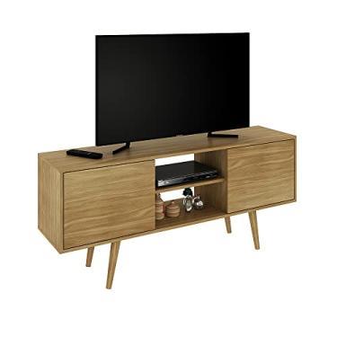 Imagem de Rack Bancada para TV até 65 Sala de Estar R1464 Natural G69 - Gran Belo