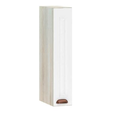 Imagem de Armário Aéreo 15 Cm 1 Porta Legno Crema Com Branco Pet