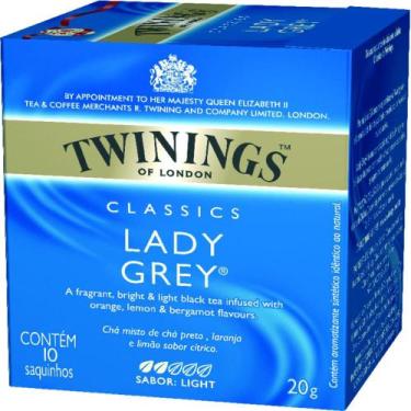 Imagem de Chá Lady Grey Twinings Classics Caixa 20G 10 Unidades