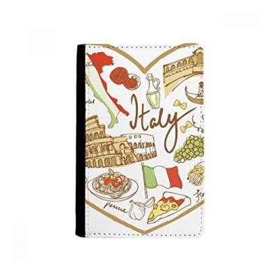 Imagem de Porta-passaporte com a bandeira nacional de teatro romano da Itália Notecase Burse capa carteira porta-cartões, Multicolor