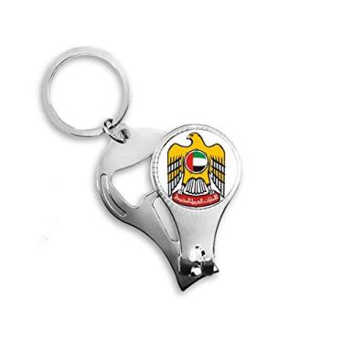 Imagem de Chaveiro abridor de garrafa com emblema nacional dos Emirados Árabes Unidos