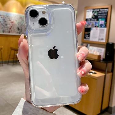 Imagem de Capa de silicone transparente macia para iPhone 14 12 11 13 Pro Max XS XR 7 8 Plus SE Capa traseira de borracha transparente, transparente, para iPhone 7plus 8plus