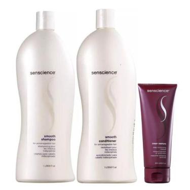 Imagem de Senscience Smooth Shampoo + Condicionador 1L + Inner Restore 200ml
