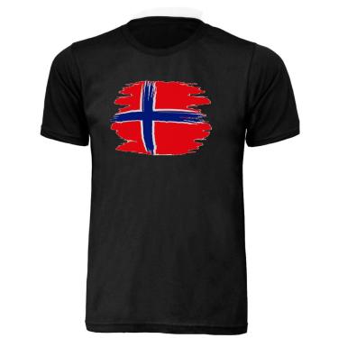 Imagem de Camisa T-shirt Noruega Bandeira Unissex Adulta