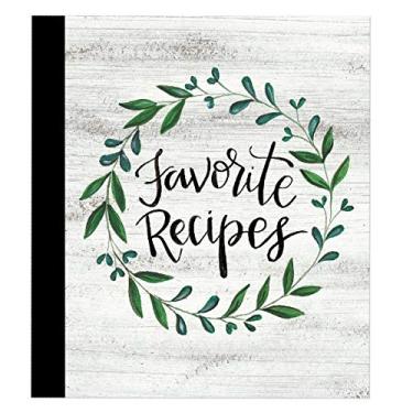 Imagem de Brownlow Gifts Fichário com protetores de página de plástico e cartões de receita, 20 x 23 cm, cozinha vintage, 70050