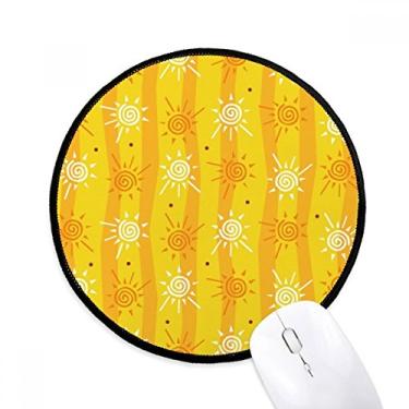 Imagem de Sun Sunshine – Mouse pad com pintura à mão para escritório
