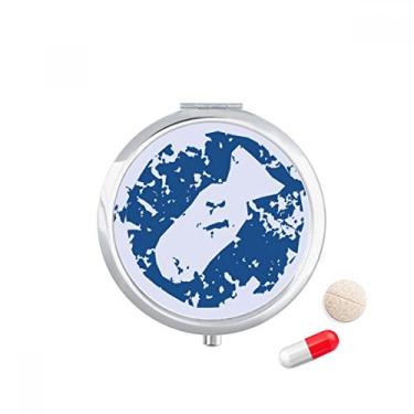 Imagem de Caixa de comprimidos com design de símbolo, caixa de armazenamento de medicamentos, dispensador de recipiente