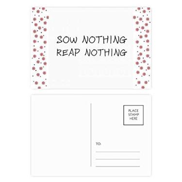 Imagem de Cartão postal Bênção com a frase "Nothing Reap Notada" Natal Flor Celebração Cartão postal Bênção