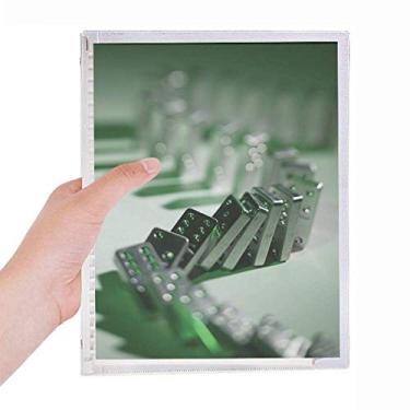 Imagem de Caderno de fotos Gambling Mahjong Domino com folhas soltas e diário recarregável