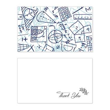 Imagem de Régua de matemática azul pintada à mão, ilustração de cartão de agradecimento, aniversário, saudações, casamento, agradecimento