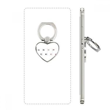 Imagem de Suporte universal de anel de telefone com 2 corações Spade Diamond Club