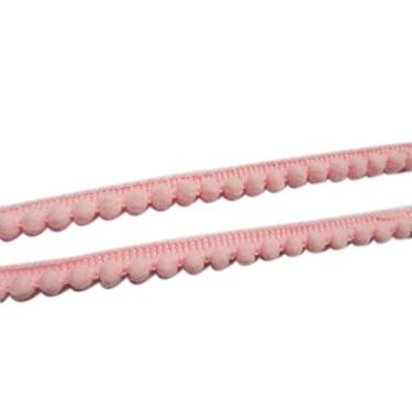 Imagem de YYCRAFT 10 jardas 3/8" de largura Tiny Pom Pom Ball Fringe Trim DIY Craft Costura Acessório para decoração de almofadas (pompom tamanho 5 mm, rosa claro)