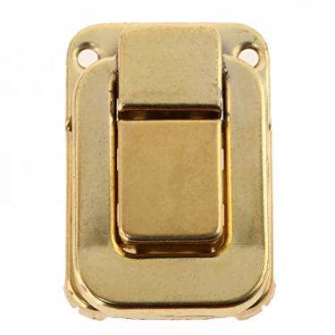 Imagem de 1 pc Antique Caixa de Ouro Latches Decorativo Hasp Jóias Caixa De Madeira Mala Mala Hasp Toggle Toggle Com Parafuso Vintage Hardware 48 * 32mm YYDFPIIA