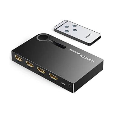Imagem de QCYDOBRASIL Interruptor Hdmi 3x1 Switch Hub Splitter Conecte 3 Dispositivos em 1 Tv Alta Resolução 4k Suporta Plug and Play Compatível com Xbox PS4 Apple Tv Chromecast Dvd Blu-Ray e - No Brasil