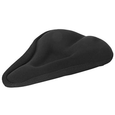 Imagem de Almofada de bicicleta, almofada de selim de bicicleta confortável, ferramentas de conserto de equipamentos de equitação para ciclistas Oficinas de automóveis(Preto)