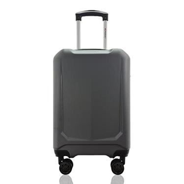 Imagem de Mala de Viagem Bordo 10kg ABS Rígida Rodas 360º Duplas Cadeado Segredo Gladiador A6MB Grafite