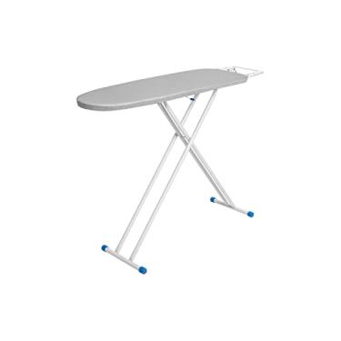 Imagem de Metaltec Tábua De Passar Roupa Pluma Mix Plus Em Aço Resistente E Suporte Para Ferro - Capa Forro 100% Algodão Térmico